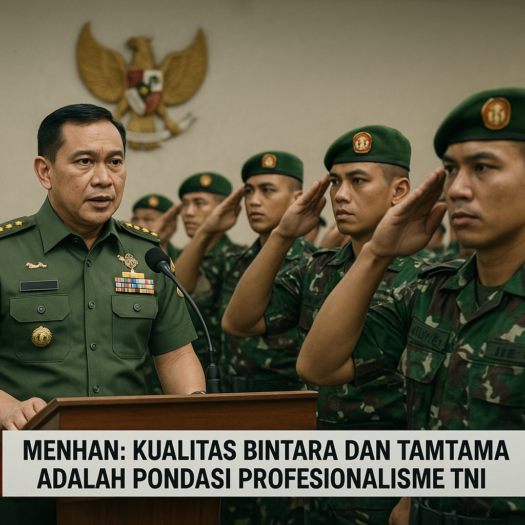 Menhan: Kualitas Bintara dan Tamtama Adalah Pondasi Profesionalisme TNI