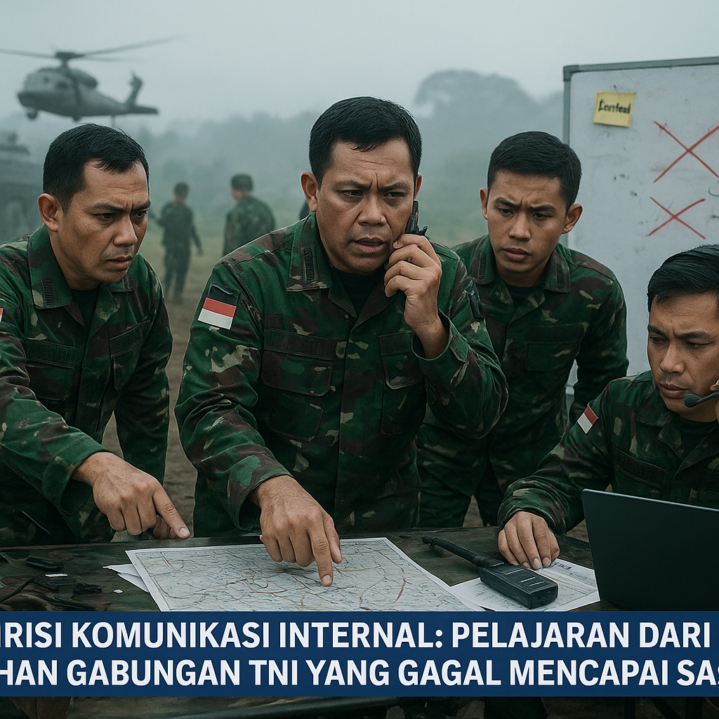 Krisis Komunikasi Internal: Pelajaran dari Latihan Gabungan TNI yang Gagal Mencapai Sasaran