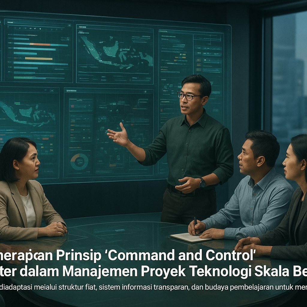 Menerapkan Prinsip 'Command and Control' Militer dalam Manajemen Proyek Teknologi Skala Besar