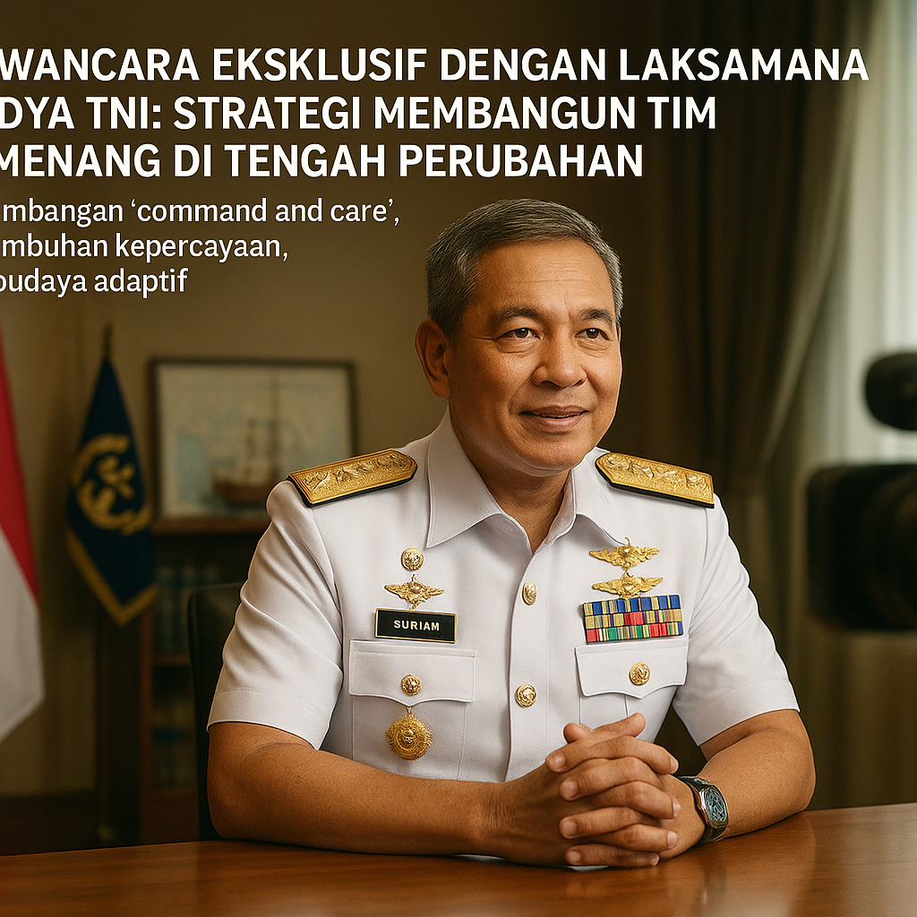 Wawancara Eksklusif dengan Laksamana Madya TNI: Strategi Membangun Tim Pemenang di Tengah Perubahan