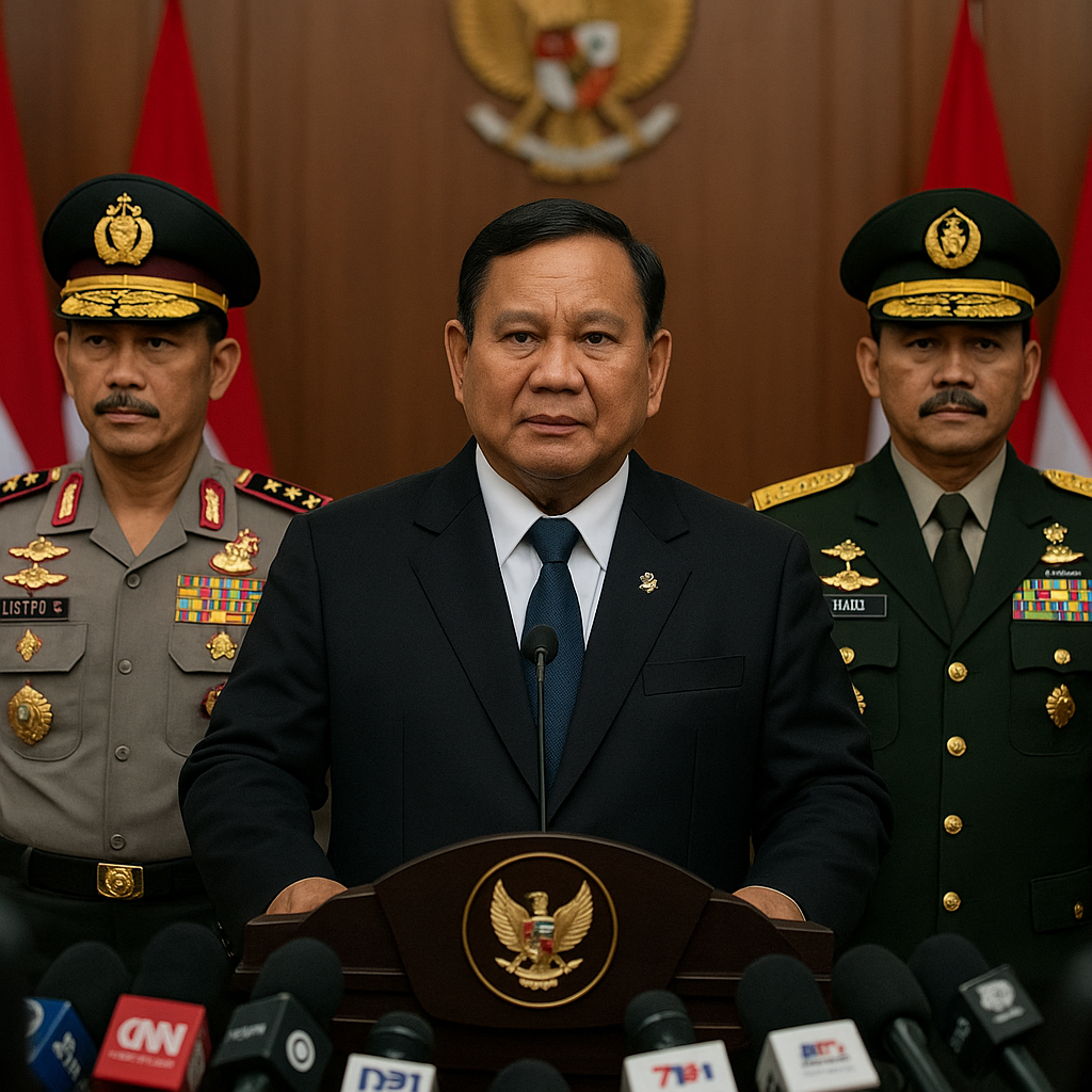 Presiden Prabowo Isyaratkan Pertahankan Kapolri dan Panglima TNI