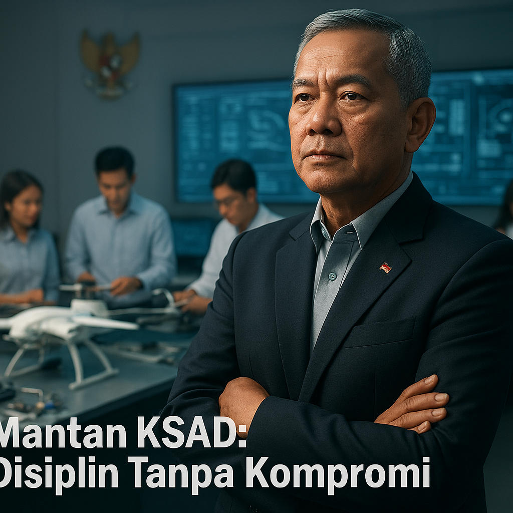 Mantan KSAD: Disiplin Tanpa Kompromi Kunci Pimpinan Teknologi Pertahanan