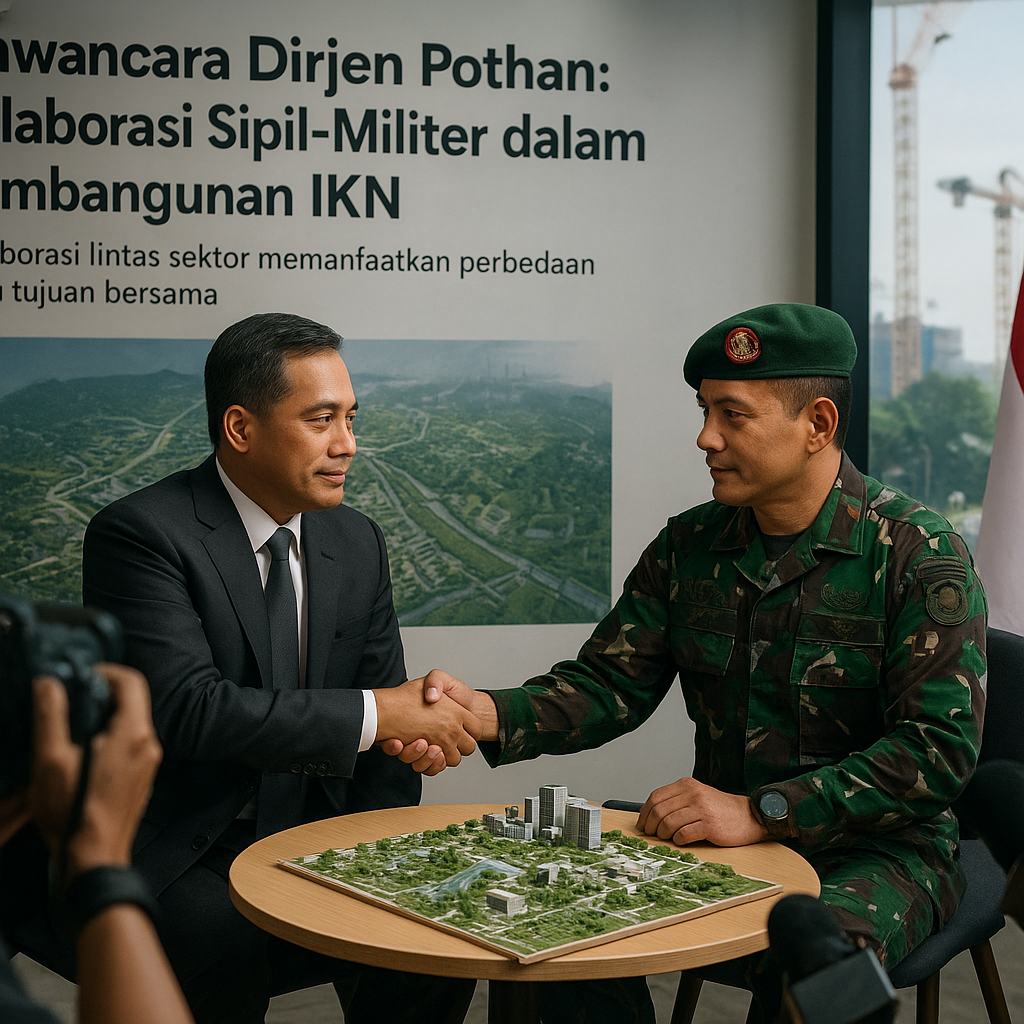 Wawancara Dirjen Pothan: Kolaborasi Sipil-Militer dalam Pembangunan IKN