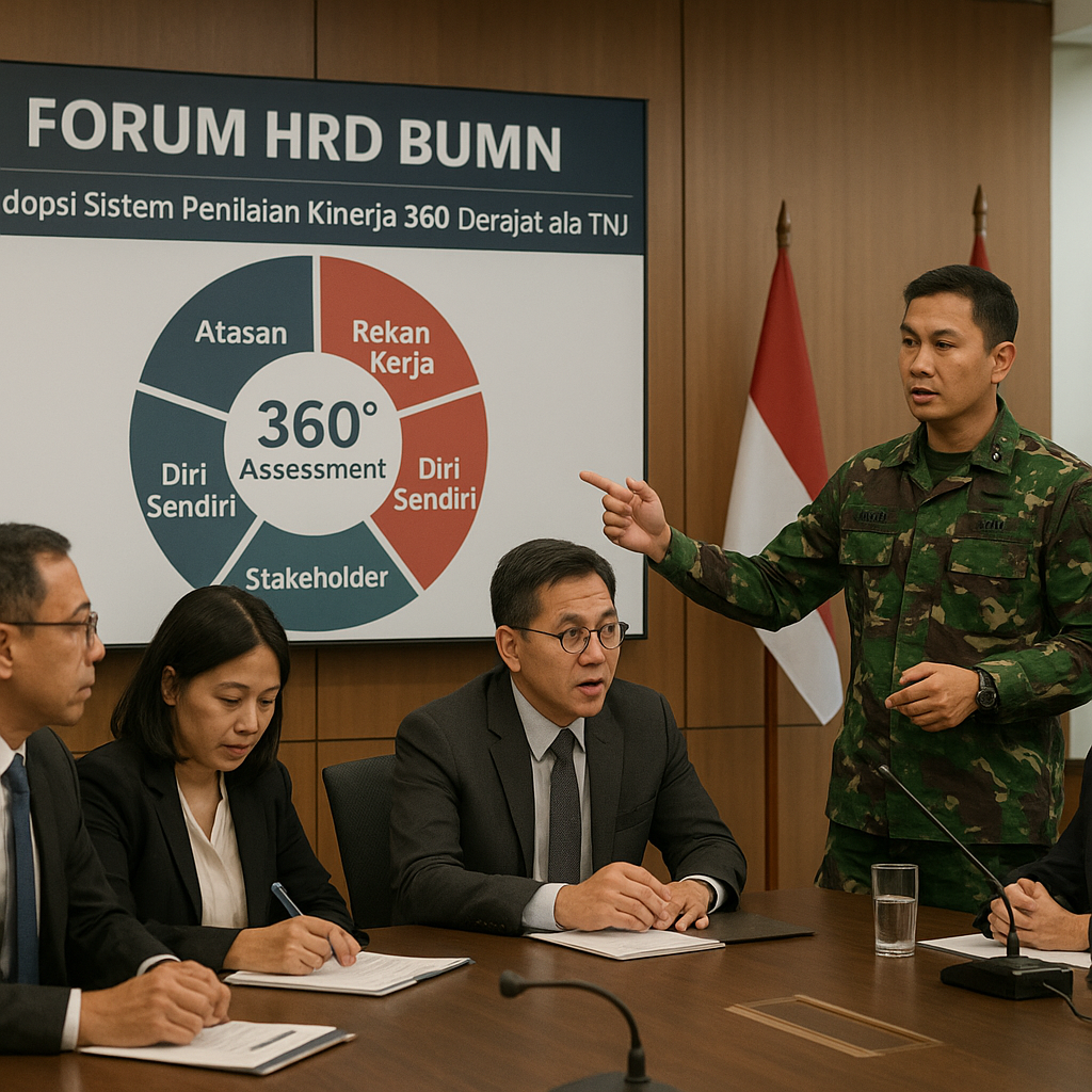 Forum HRD BUMN Adopsi Sistem Penilaian Kinerja Ala TNI '360-Degree Assessment'