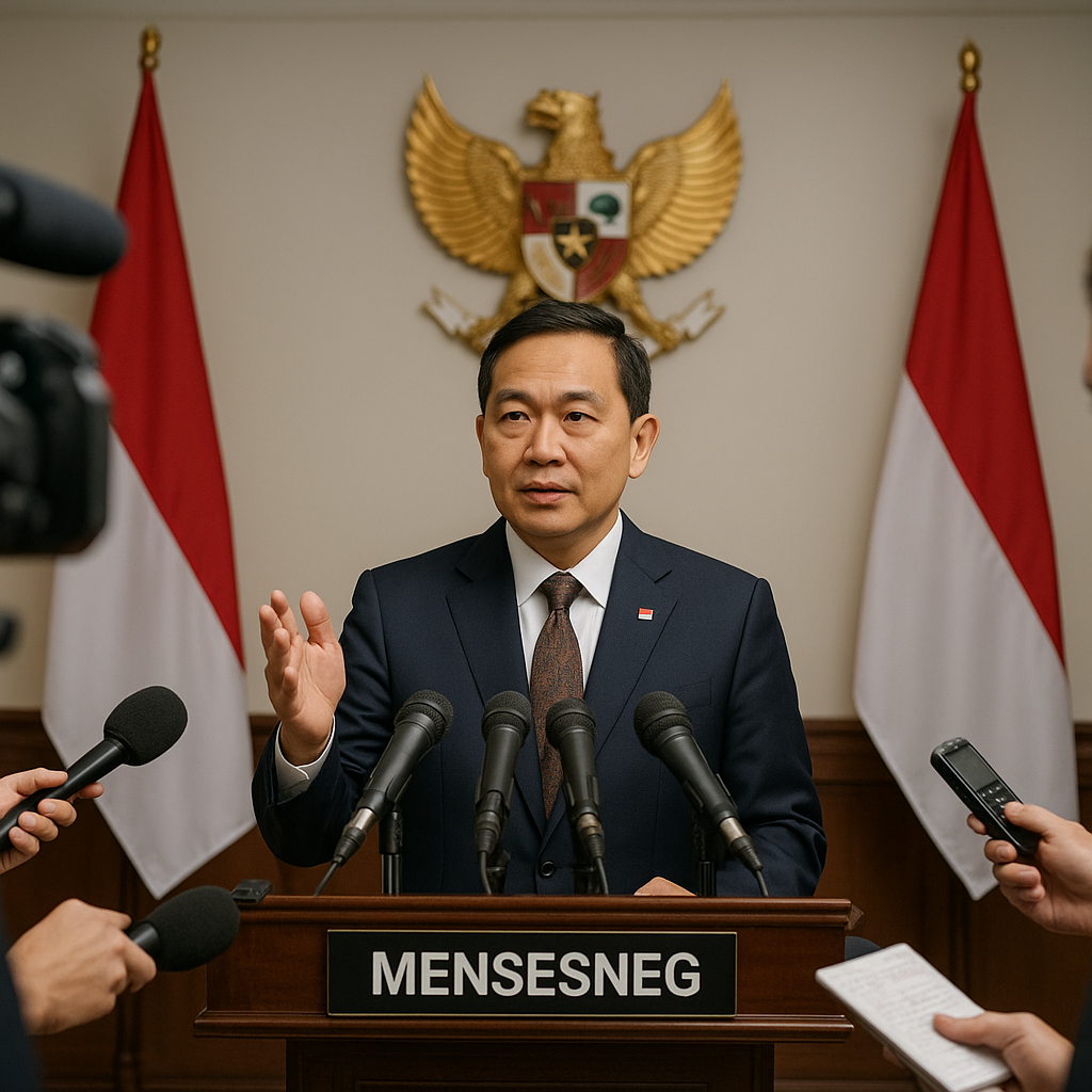Mensesneg Buka Suara Soal Maksud Pernyataan Prabowo 'Tak Pernah Ganggu Pemimpin Terpilih'