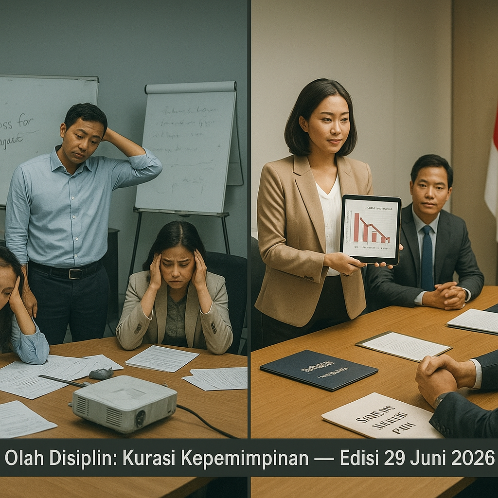 Olah Disiplin: Kurasi Kepemimpinan, edisi 29 Juni 2026