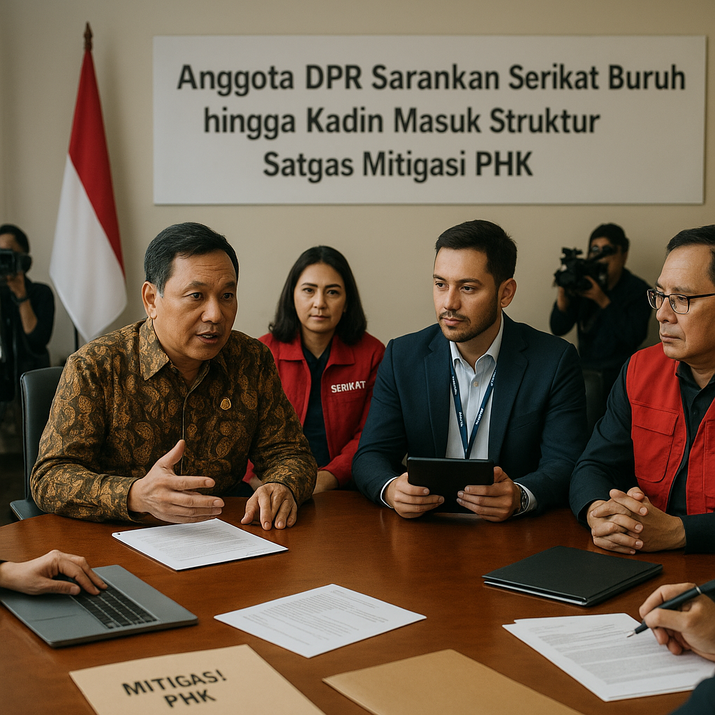 Anggota DPR Sarankan Serikat Buruh hingga Kadin Masuk Struktur Satgas Mitigasi PHK