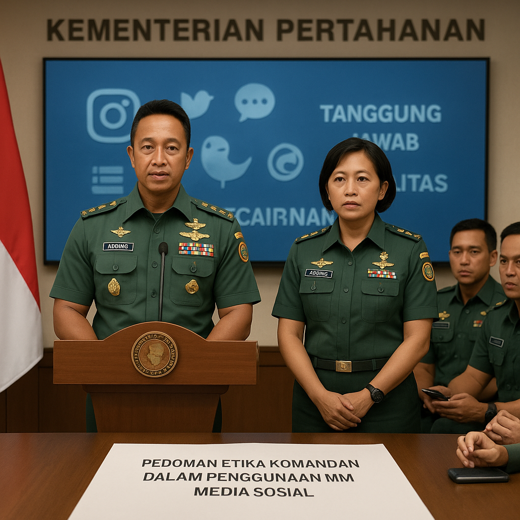 Kemhan Terbitkan Pedoman Baru Etika Komandan dalam Penggunaan Media Sosial