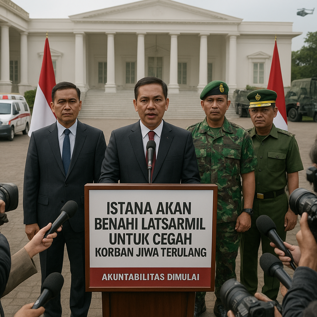 Istana Akan Benahi Latsarmil untuk Cegah Korban Jiwa Terulang