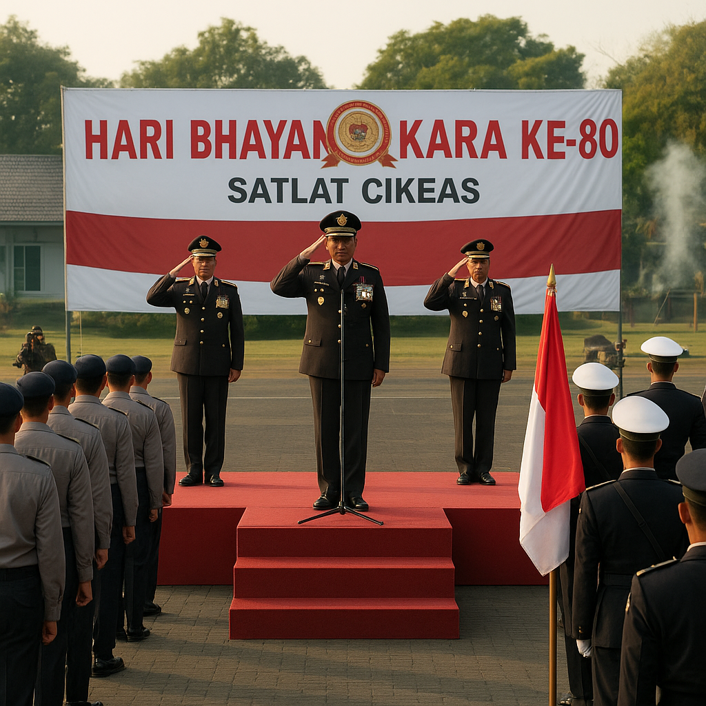 Hari Bhayangkara Ke-80 Diperingati di Satlat Cikeas, Simbol Transformasi Pengembangan SDM Polri
