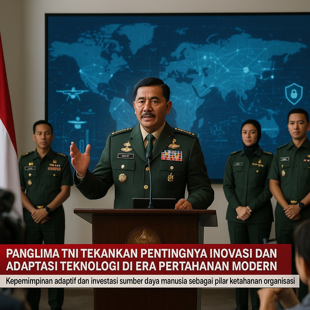 Panglima TNI Tekankan Pentingnya Inovasi dan Adaptasi Teknologi di Era Pertahanan Modern