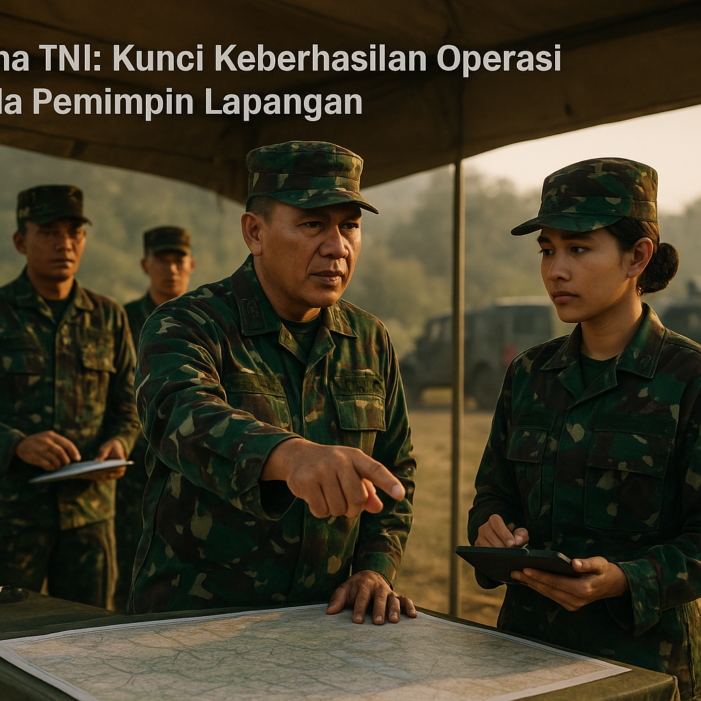 Panglima TNI: Kunci Keberhasilan Operasi Ada pada Pemimpin Lapangan