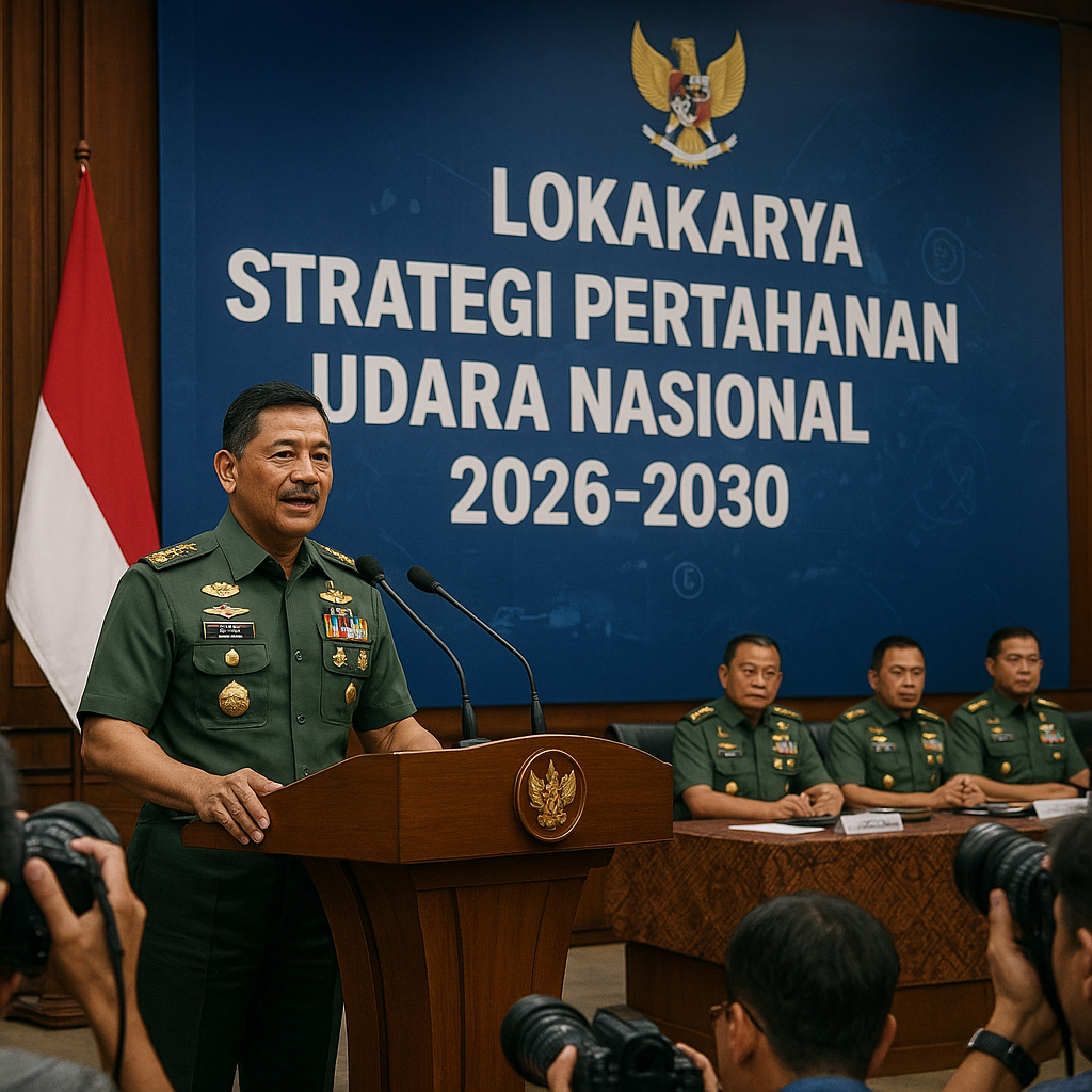 Panglima TNI Buka Lokakarya Strategi Pertahanan Udara 2026-2030