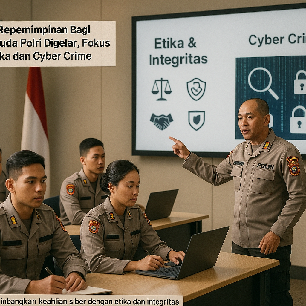 Pelatihan Kepemimpinan Bagi Perwira Muda Polri Digelar, Fokus pada Etika dan Cyber Crime