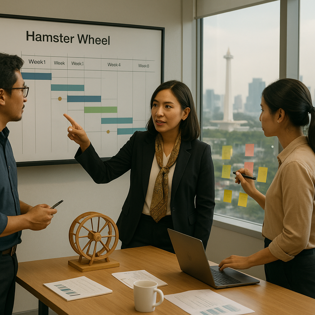 Proyek Strategic Hamster Wheel Sukses dengan Kolaborasi Internal Ketat