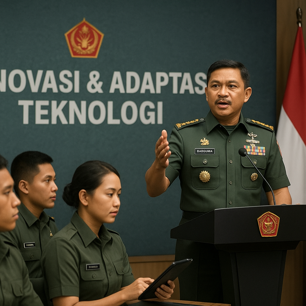 Panglima TNI Tekankan Pentingnya Inovasi dan Adaptasi Teknologi bagi Perwira Muda