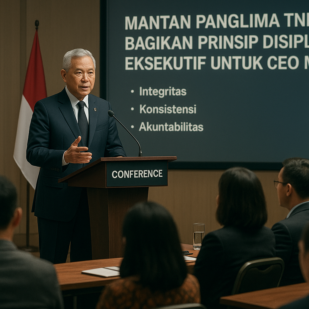 Mantan Panglima TNI Bagikan Prinsip Disiplin Eksekutif untuk CEO Muda