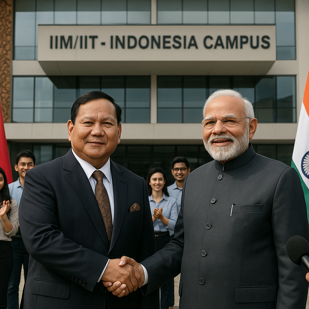 Prabowo dan Narendra Modi Sepakat Bangun Kampus India Cabang Indonesia
