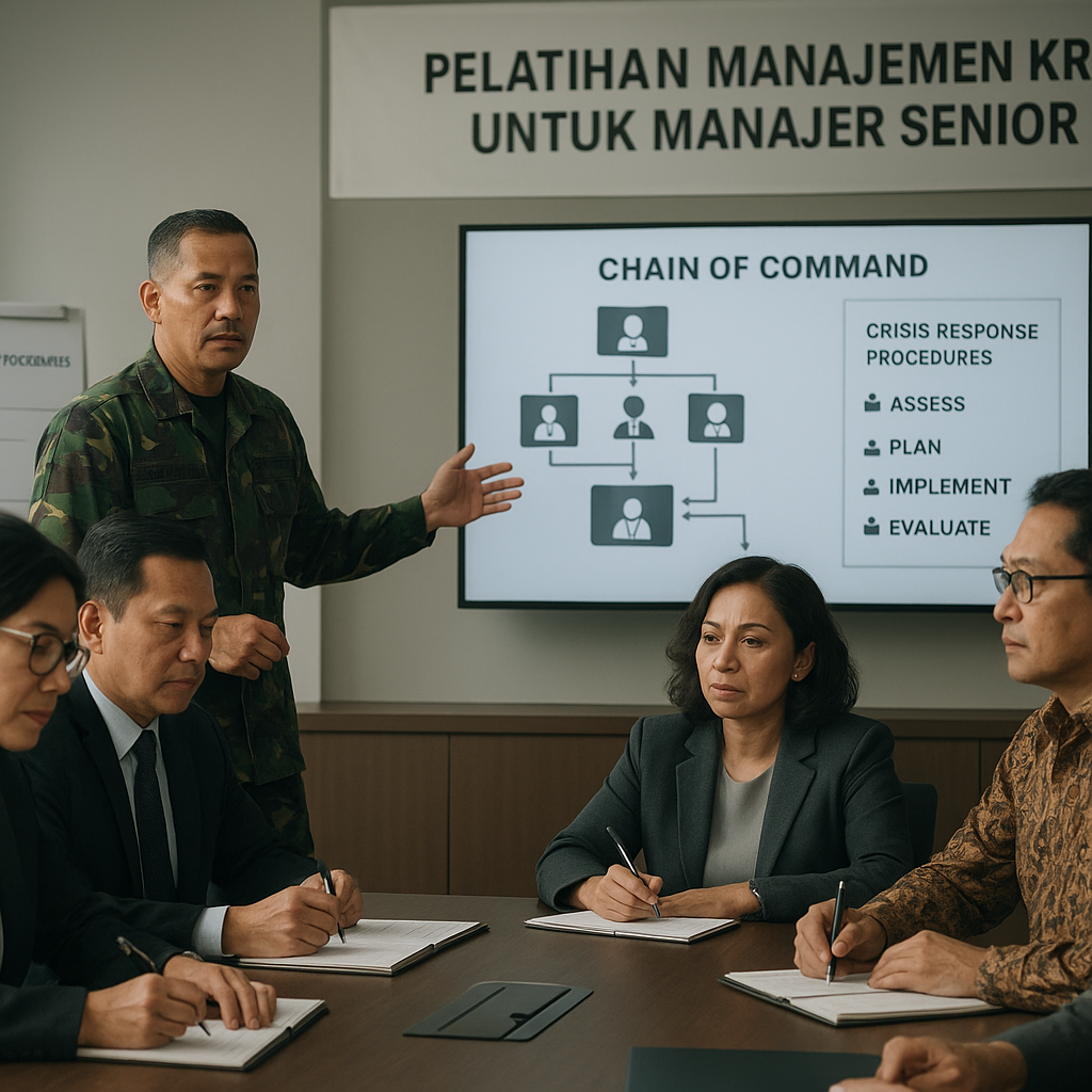 Pelatihan Manajemen Krisis untuk Manajer Senior: Belajar dari Protokol Militer