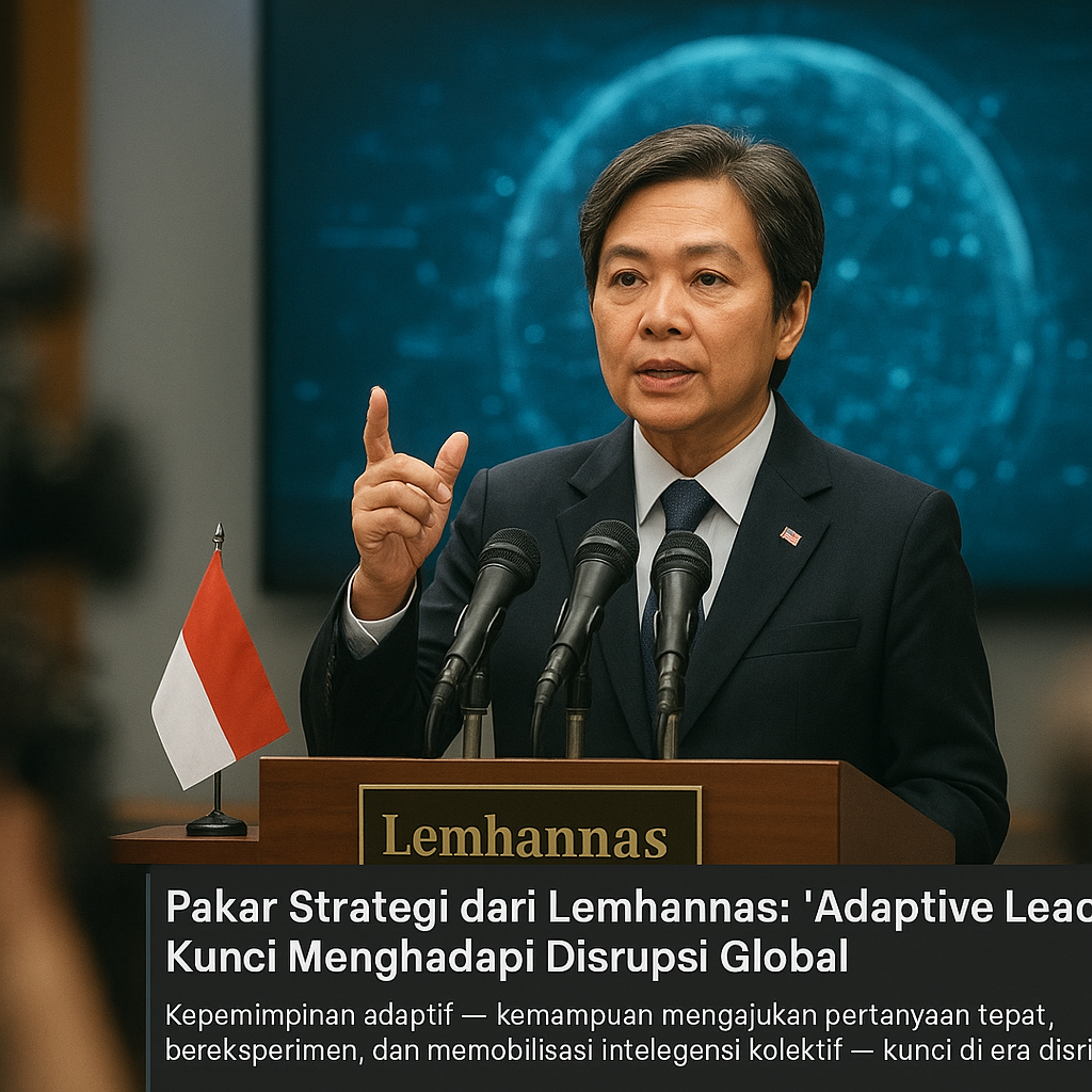 Pakar Strategi dari Lemhannas: 'Adaptive Leadership' Kunci Menghadapi Disrupsi Global
