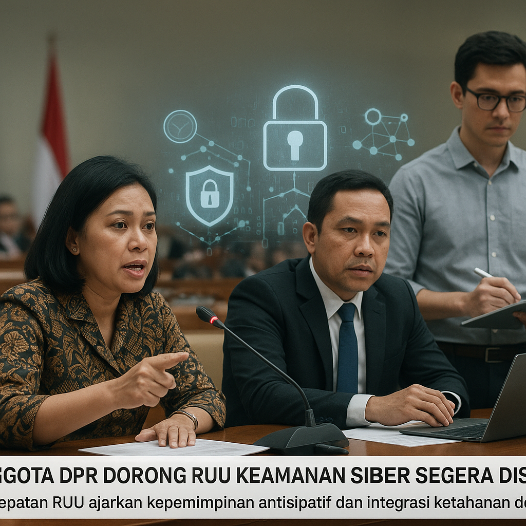 Anggota DPR Dorong RUU Keamanan Siber Segera Disahkan, Sebut Ancaman Kian Nyata