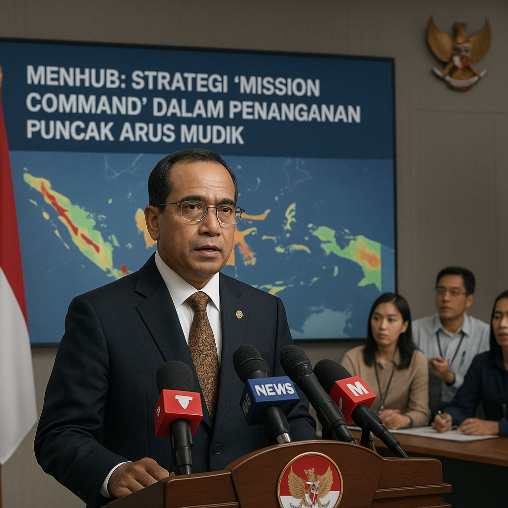 Menhub Beberkan Strategi 'Mission Command' dalam Penanganan Puncak Arus Mudik