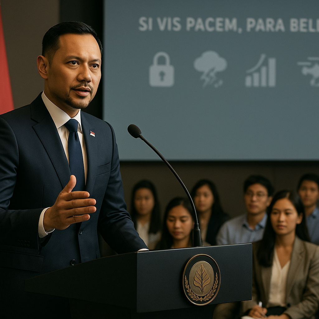 AHY Tegaskan Relevansi Prinsip 'Si Vis Pacem, Para Bellum' di Era Modern