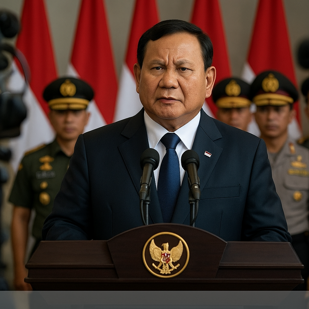 Pidato Prabowo Ingatkan Koruptor Kembalikan Uang Rakyat: Tentara dan Polri Butuh Gaji yang Baik