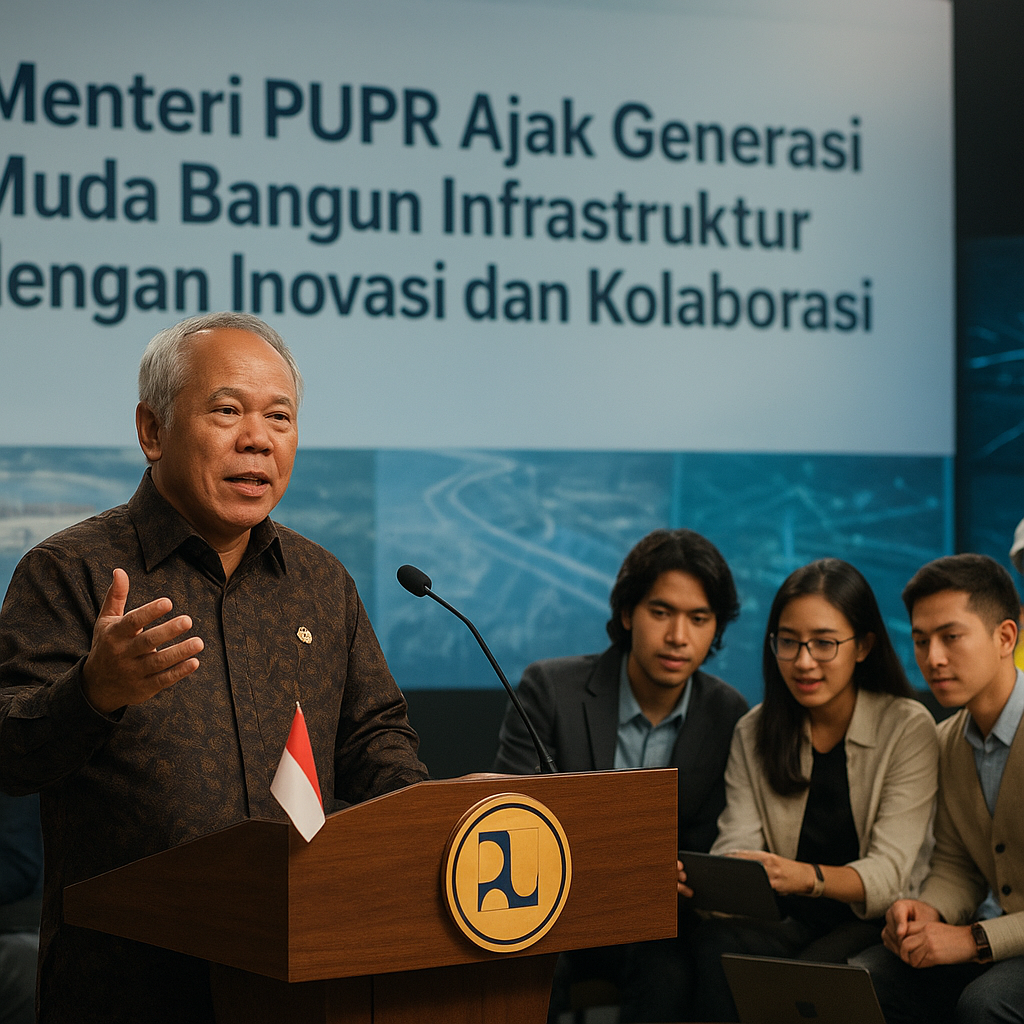 Menteri PUPR Ajak Generasi Muda Bangun Infrastruktur dengan Inovasi dan Kolaborasi