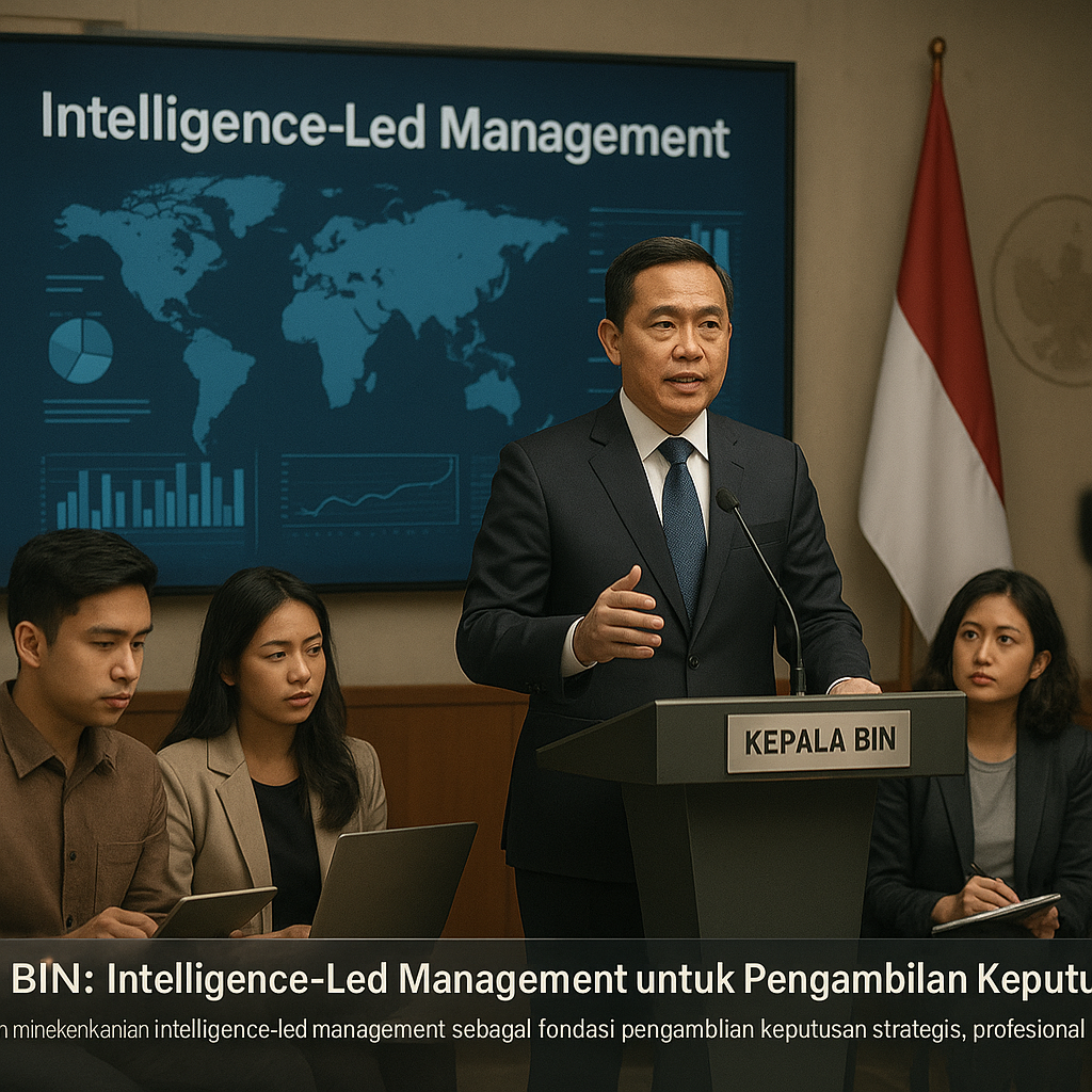 Kepala BIN: Intelligence-Led Management untuk Pengambilan Keputusan Strategis
