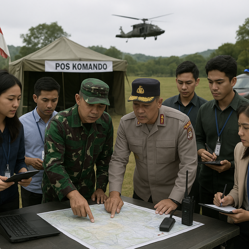 Pelatihan Gabungan TNI-Polri Latih Kemampuan Koordinasi dalam Situasi Krisis