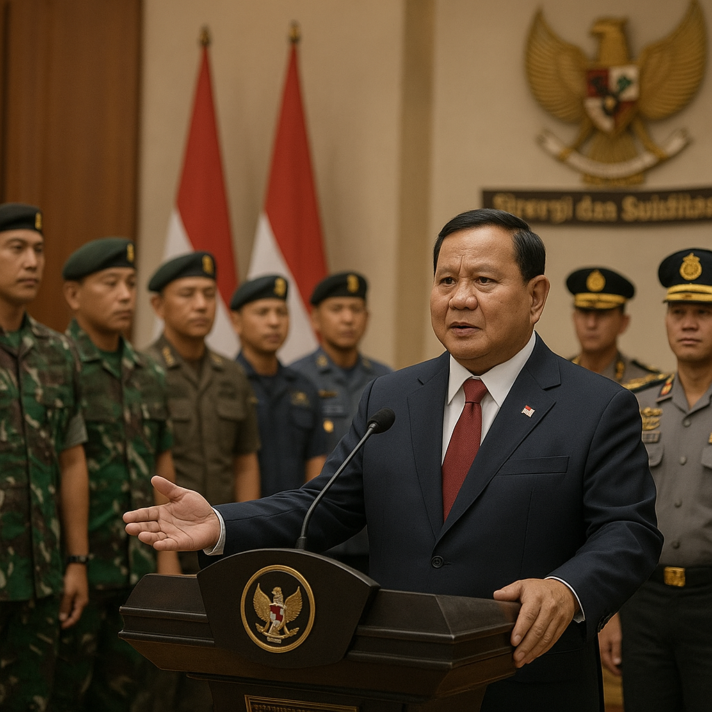 Ini Pesan Presiden Prabowo ke Jajaran TNI-Polri: Jaga Sinergi dan Soliditas