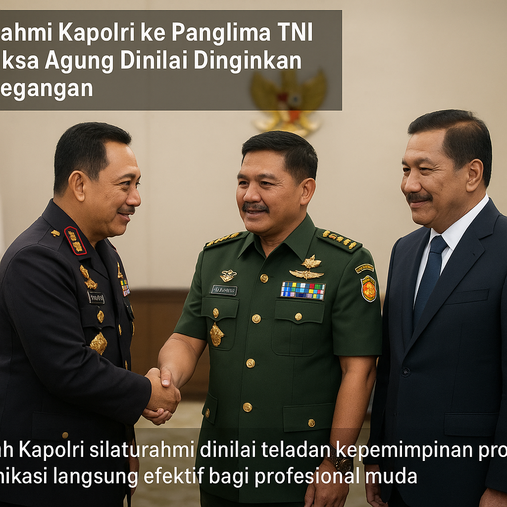 Silaturahmi Kapolri ke Panglima TNI dan Jaksa Agung Dinilai Dinginkan Isu Ketegangan