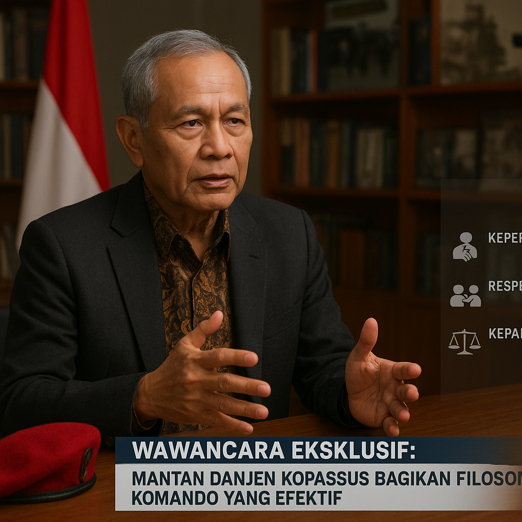 Wawancara Eksklusif: Mantan Danjen Kopassus Bagikan Filosofi Komando yang Efektif