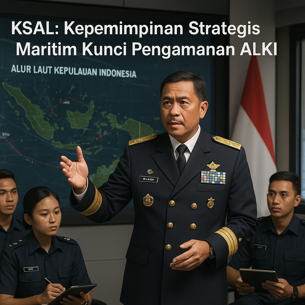 KSAL: Kepemimpinan Strategis Maritim Kunci Pengamanan ALKI