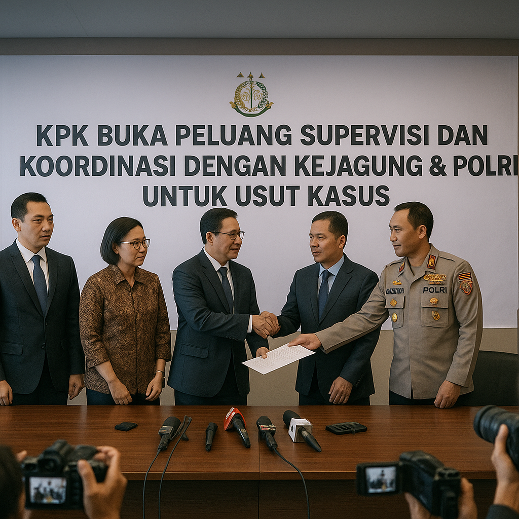 KPK Buka Peluang Supervisi dan Koordinasi dengan Kejagung & Polri untuk Usut Kasus