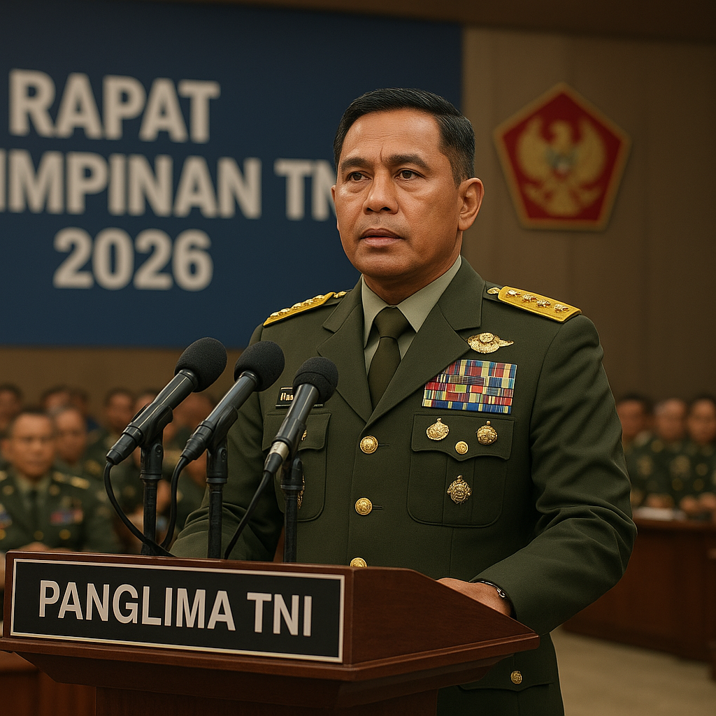 Panglima TNI Tekankan Pentingnya Disiplin dan Inovasi dalam Rapat Pimpinan TNI 2026