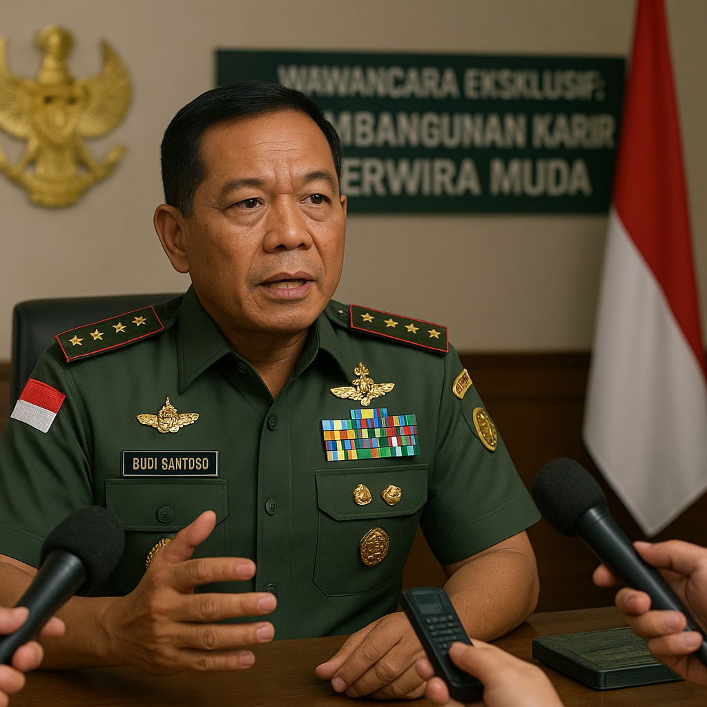 Wawancara Eksklusif dengan KSAD tentang Pembangunan Karir Perwira Muda TNI AD