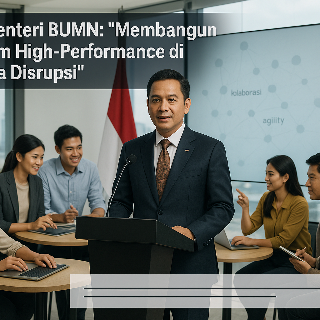 Menteri BUMN: "Membangun Tim High-Performance di Era Disrupsi"