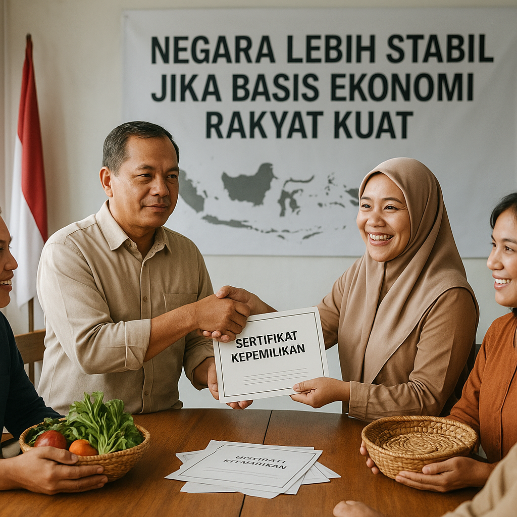 Negara Lebih Stabil Jika Basis Ekonomi Rakyat Kuat
