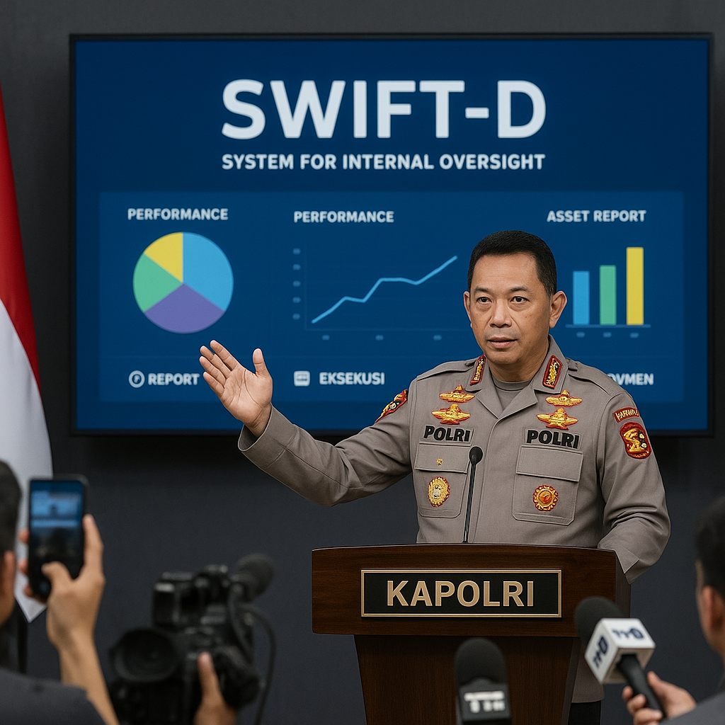 Kapolri Luncurkan Sistem Pengawasan Internal Berbasis Digital, Tekan Pelanggaran Disiplin
