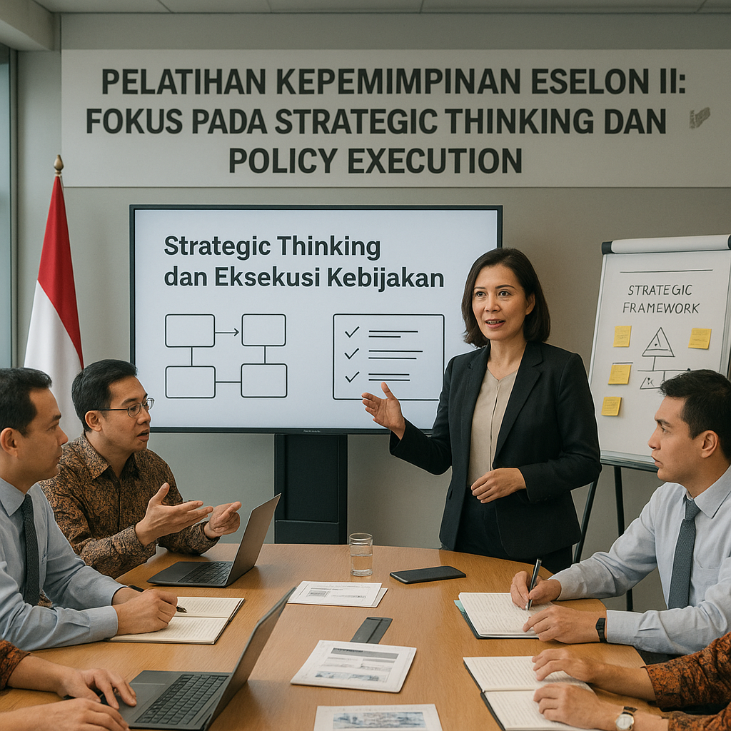Pelatihan Kepemimpinan Eselon II: Fokus pada Strategic Thinking dan Policy Execution