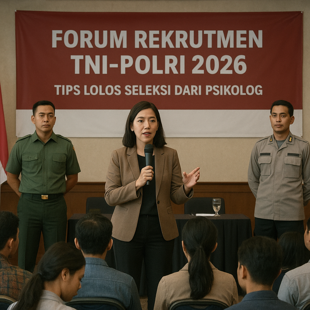 Forum Rekrutmen TNI-Polri 2026 Dibuka, Ini Tips Lolos Seleksi dari Psikolog