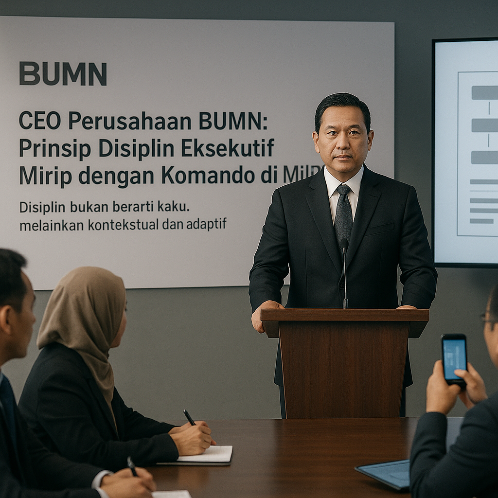 CEO Perusahaan BUMN: Prinsip Disiplin Eksekutif Mirip dengan Komando di Militer