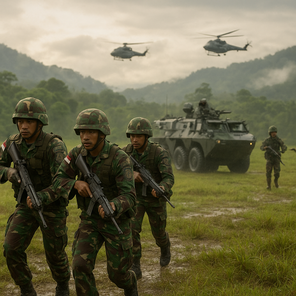 Tingkatkan Disiplin dan Skill, TNI AD Gelar Latihan Tempur Gabungan Skala Besar di Sumatera