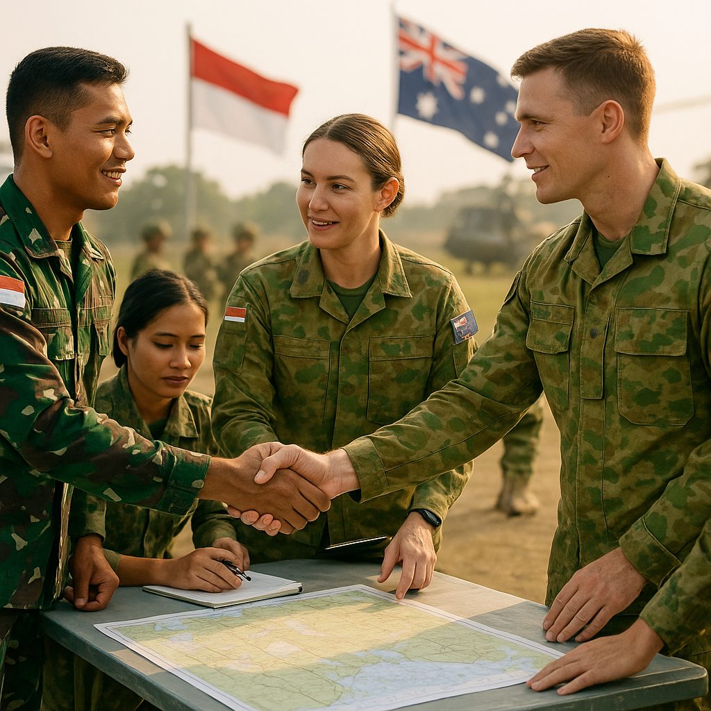 Indonesia dan Australia Sepakat Latihan Militer Bersama: Implikasi Manajemen Tim Multinasional