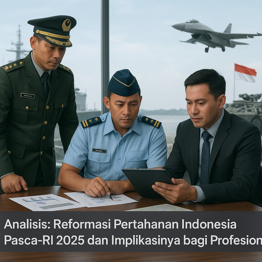 Analisis: Reformasi Pertahanan Indonesia Pasca-RI 2025 dan Implikasinya bagi Profesional