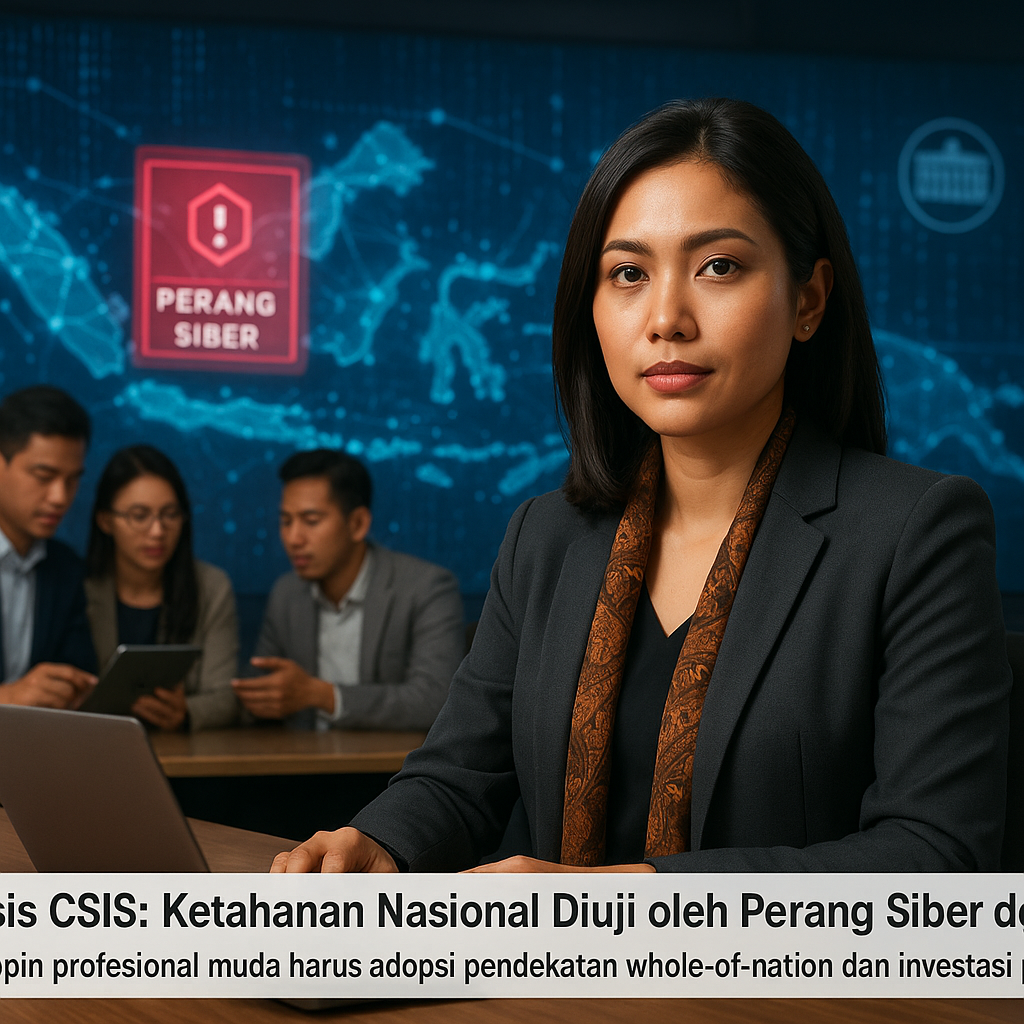 Analisis CSIS: Ketahanan Nasional Diuji oleh Perang Siber dan Disinformasi