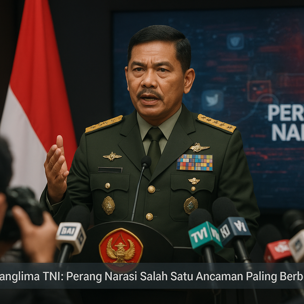 Panglima TNI: Perang Narasi Salah Satu Ancaman Paling Berbahaya Saat Ini