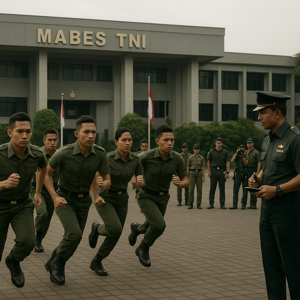 Mabes TNI Lakukan 'Disiplin Sprint' untuk Evaluasi Kinerja Perwira Muda